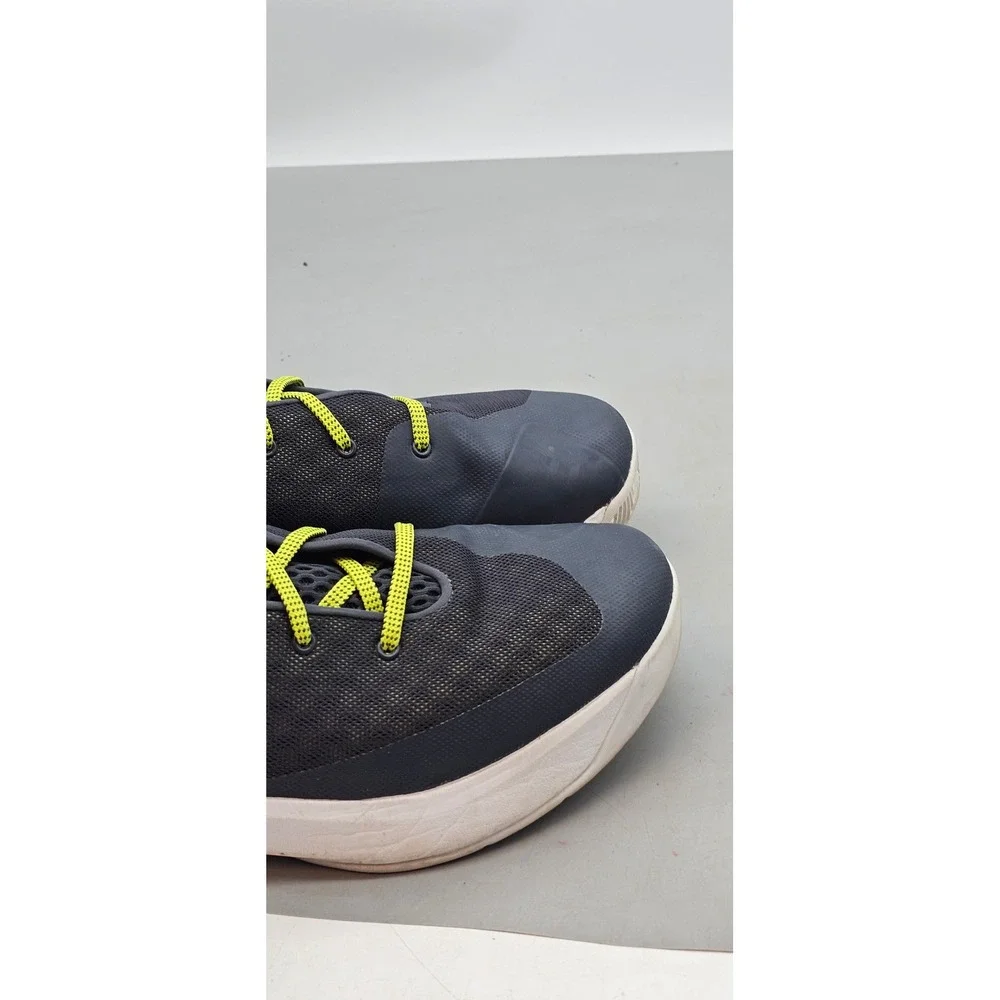 Under Armour Curry SC 3Zero Mens Basketball Shoes Gray Lime 1298308-008 Size 15